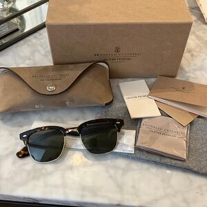 Brunello Cucinelli Oliver People’s Capannelle 48-20-145 New never used